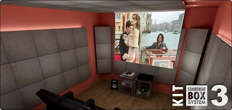 JOCAVI Staidtreat System Kit Box 3® Panneaux Acoustiques Pour Pièce de 20 à 30m2