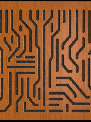 ARTNOVION AZTEKA W-Bass Trap Panneau Acoustique Absorbant (Lot de 2 Panneaux)