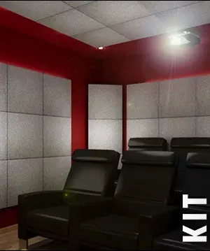 JOCAVI Staidtreat System Kit Box 3A® Panneaux Acoustiques Pour Pièce de 20 à 30m2