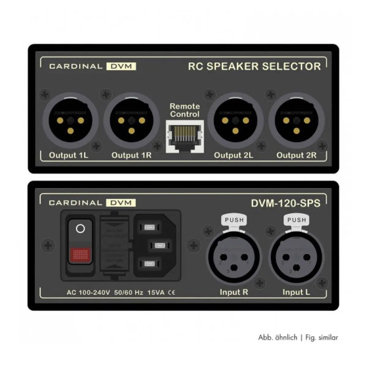 SOMMERCABLE CARDINAL DVM-120-SPS Sélecteur d'Enceintes par Contrôle à Distance Professionnel