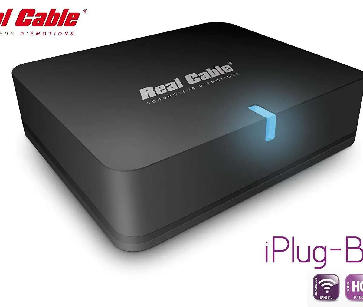 REAL CABLE IPLUG-BTR NFC Récepteur Bluetooth et NFC