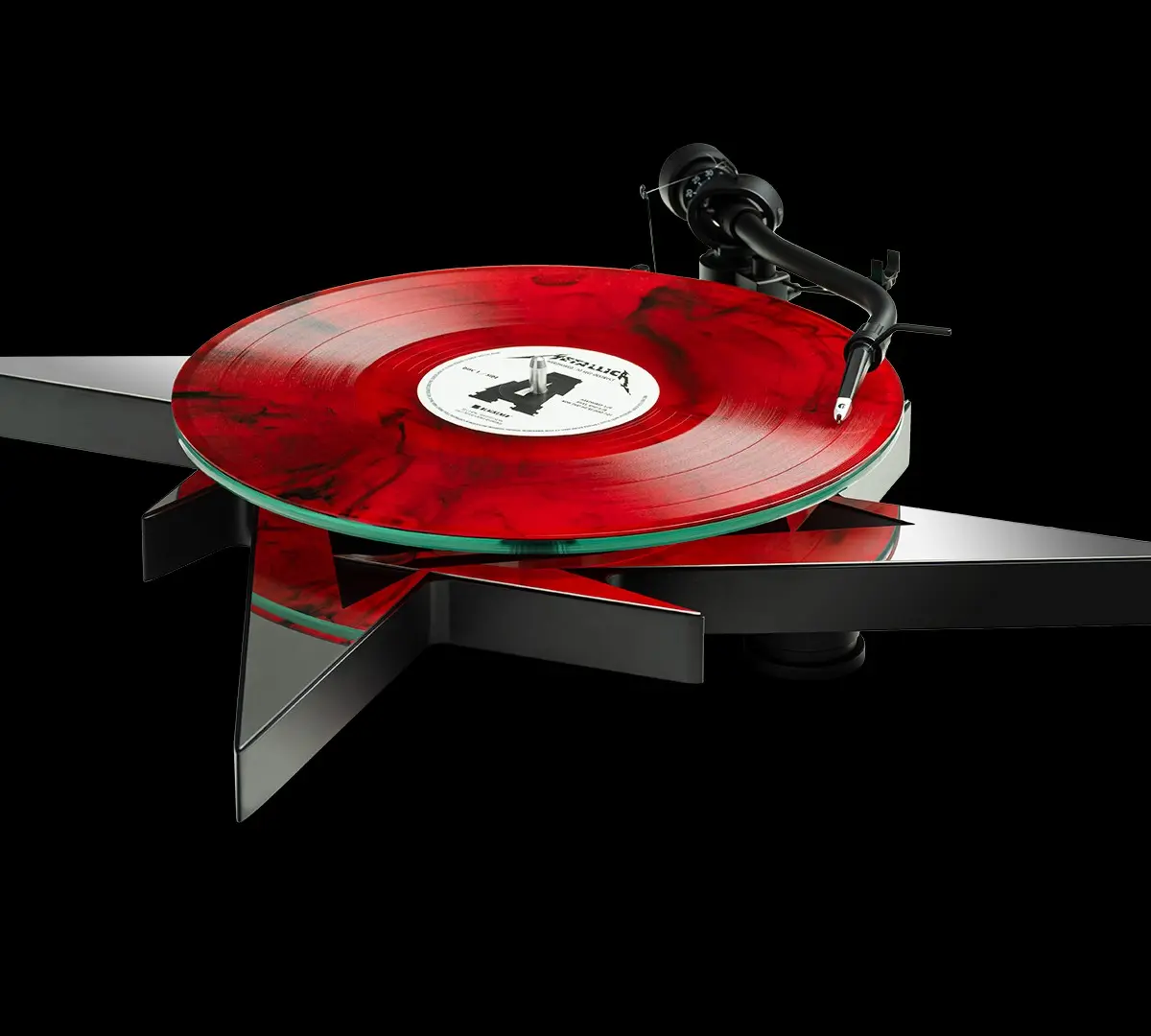 Pro-Ject Platine Vinyle Audiophile "Metallica" en Edition Limitée