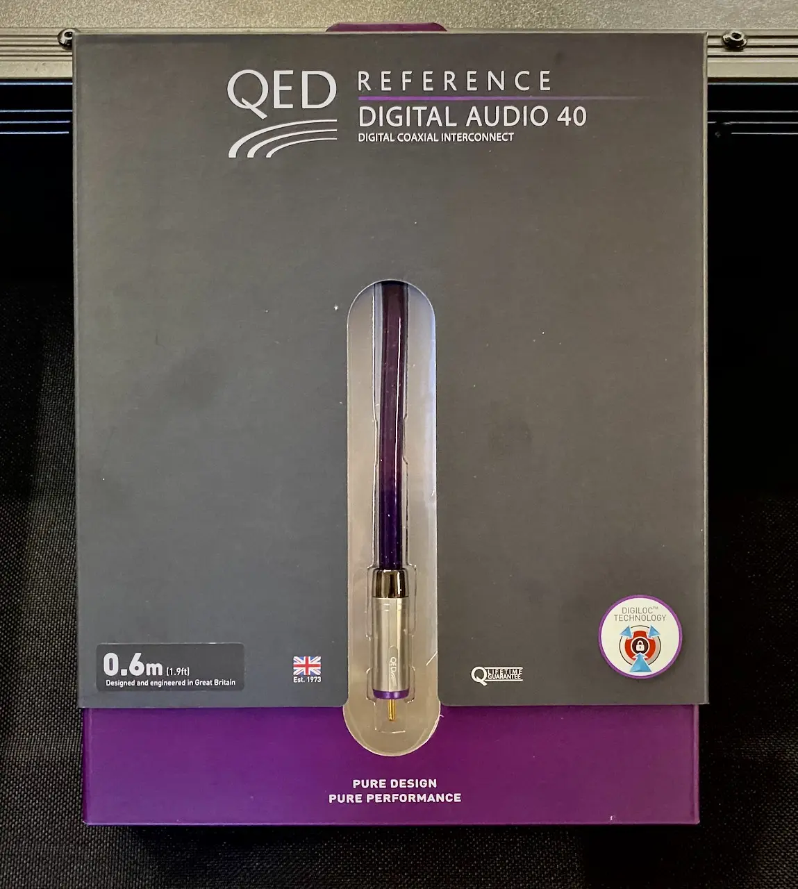QED REFERENCE DIGITAL AUDIO 40 Câble Numérique Coaxial (75 Ohms)
