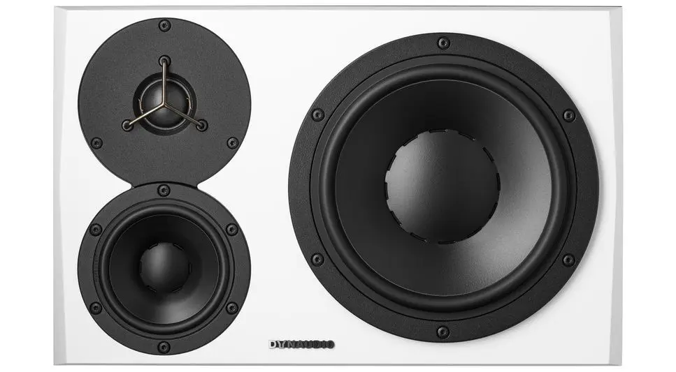 DYNAUDIO LYD48 Enceinte de Monitoring 3 Voies 180 Watts RMS (L'Unité) White Gauche