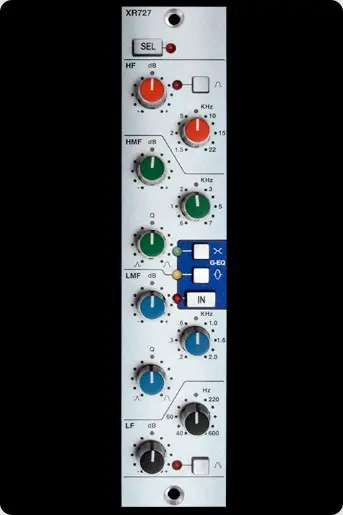 SSL XLogic™ X-Rack Stereo EQ Module