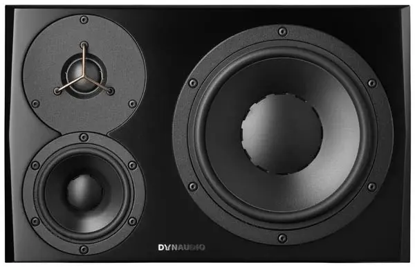 DYNAUDIO LYD48 Enceinte de Monitoring 3 Voies 180 Watts RMS (L'Unité) Black Gauche