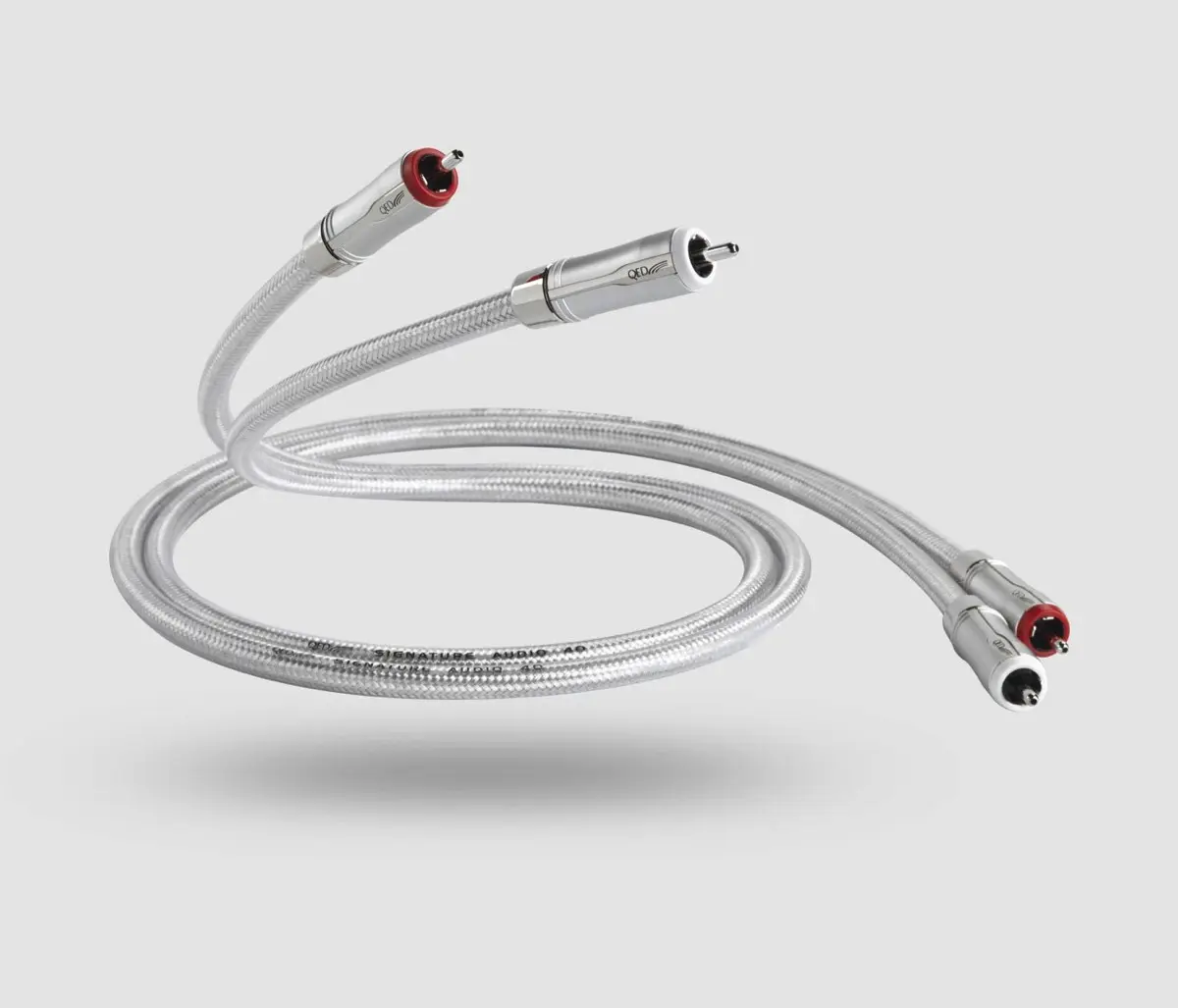 QED SIGNATURE AUDIO Câble Asymétrique RCA Haut de Gamme (La Paire)