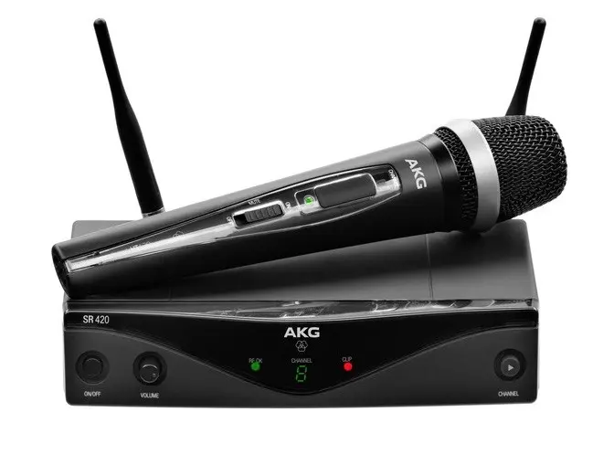 AKG WMS420 VOCAL SET D5 SYSTÈME SANS FIL AVEC MICROPHONE DE CHANT HT420 BANDE A