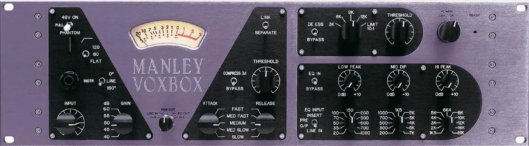 MANLEY VOXBOX® Processeur Vocal Muti-Fonctions