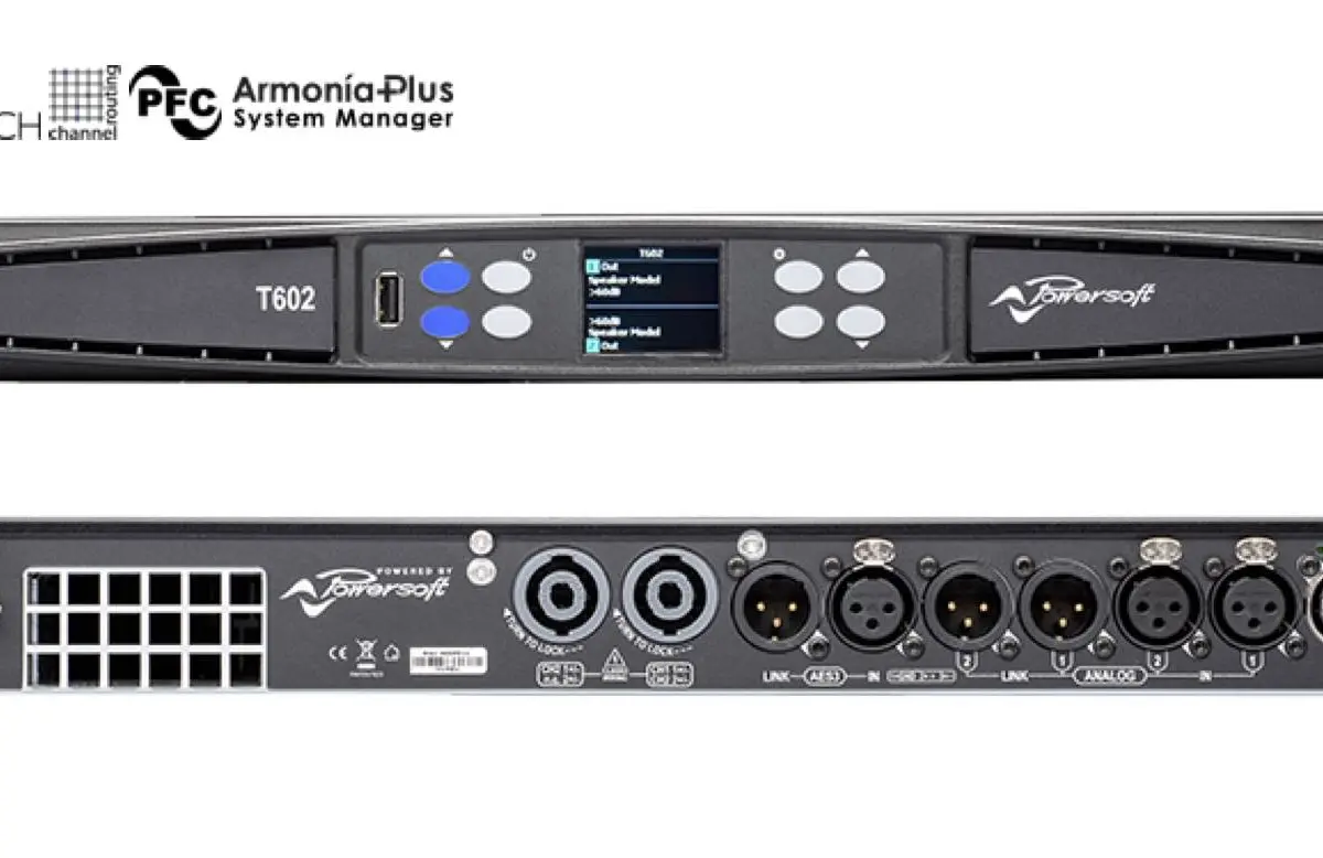 POWERSOFT T602 Amplificateur de Puissance 2 x 3000 watts avec DSP + AES3