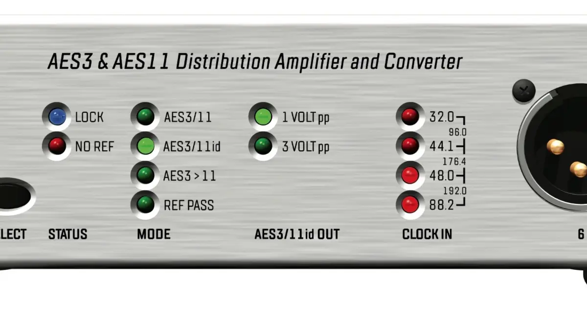 MUTEC MC-2 Amplificateur, Distributeur & Convertisseur de Signal pour AES/EBU et AES/EBU ID