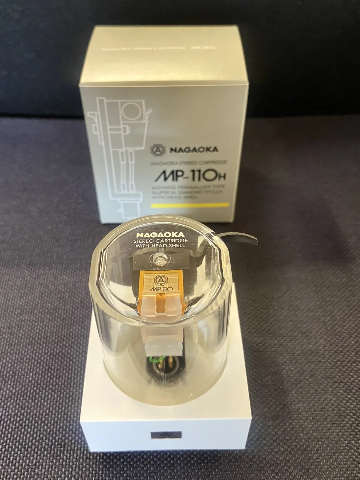 NAGAOKA MP-110H Cellule Stéréo à Aimant Mobile Montée sur Porte-Cellule