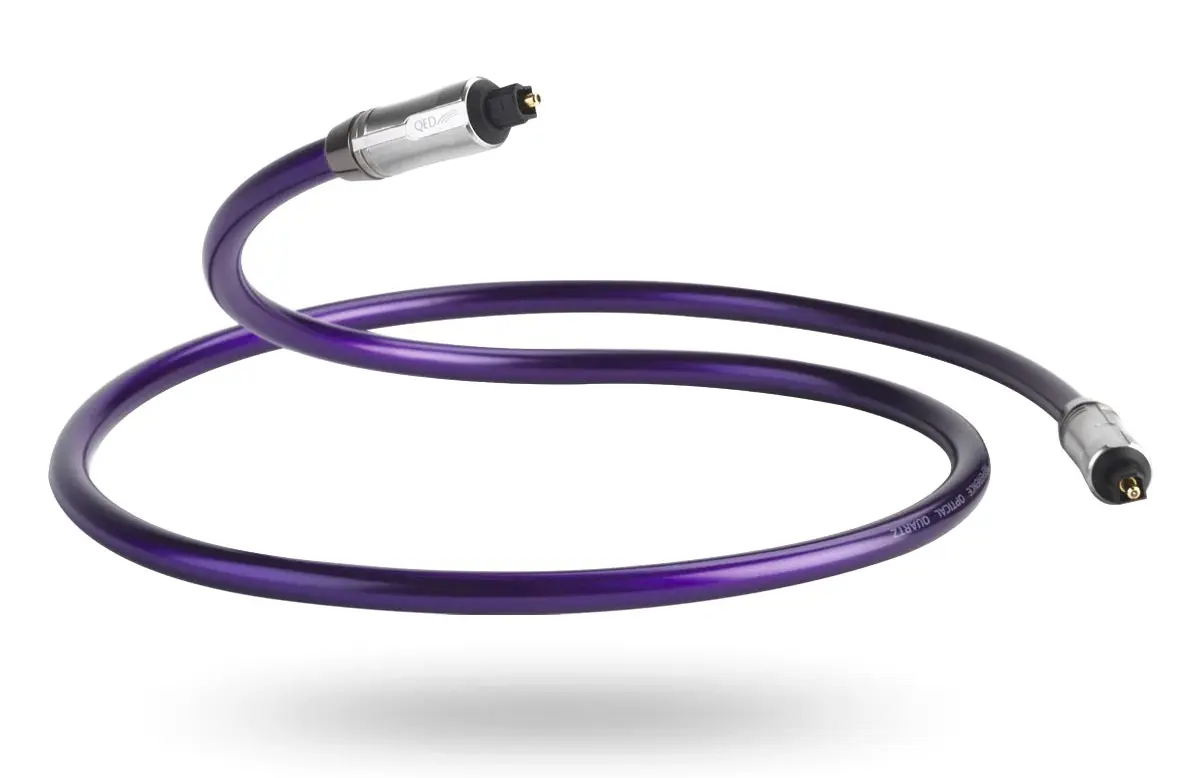 QED REFERENCE OPTICAL QUARTZ Câble Audio Optique (Toslink) Haute de Gamme
