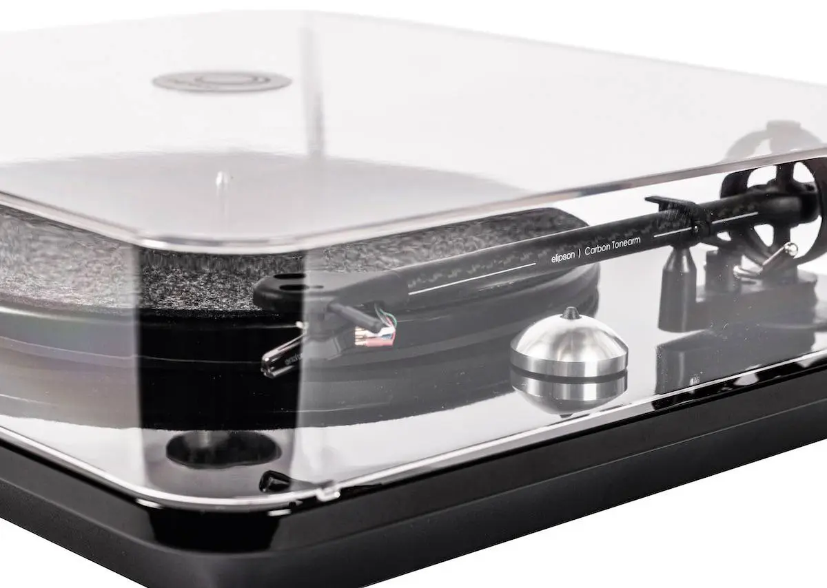ELIPSON CHROMA 400 RIAA BT Platine Vinyle Bluetooth APTX HD munie d'un Bras Carbone & d'une Cellule Ortofon OM10