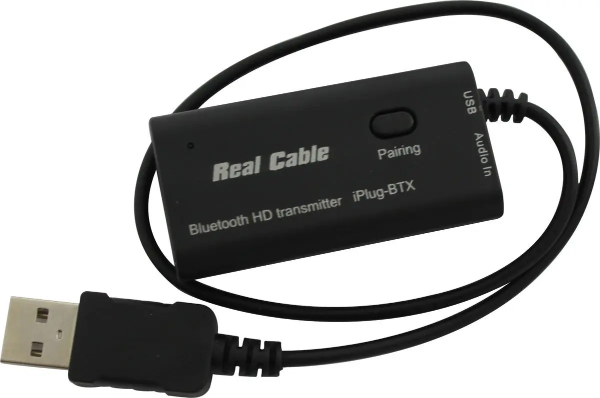 REAL CABLE IPLUG-BTX Transmetteur Audio Stéréo Bluetooth APTX