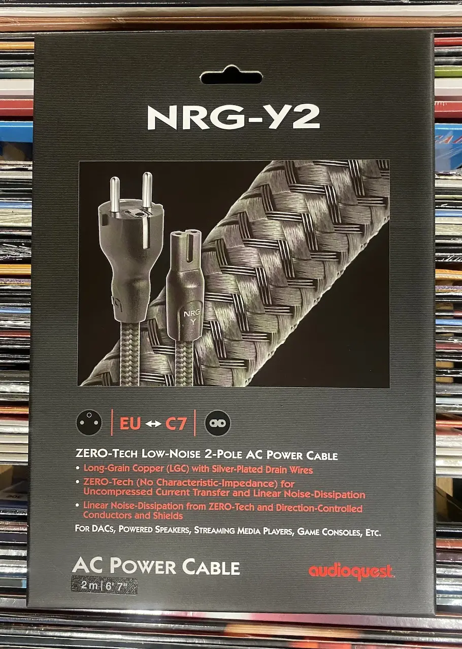 AUDIOQUEST NRG-Y2 Câble d’Alimentation Secteur Bipolaire