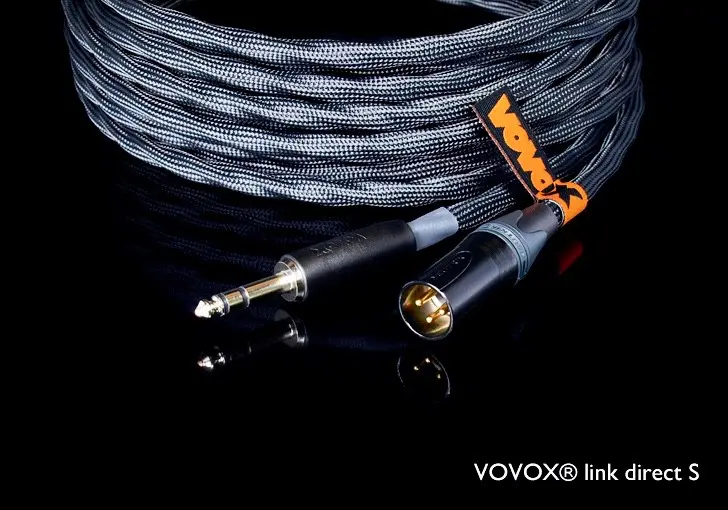 VOVOX® Link Direct S Câble XLR Femelle/Jack TRS de 7,5m (La Paire)