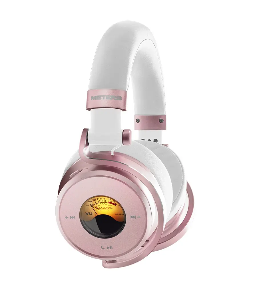 METERS OV-1B Casque Dynamique Fermé Audiophile Bluetooth 32 Ohms (Rose Gold)