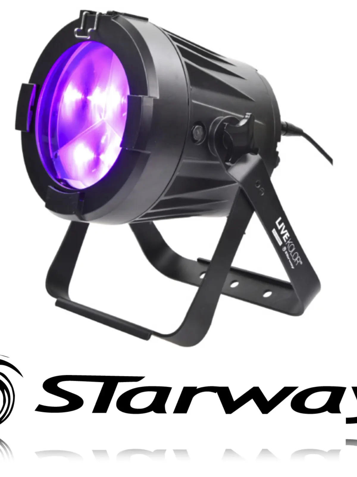 STARWAY LIVEKOLOR HD Projecteur IP65 à Led COB 3 x 60Watts RGBW  + Zoom 4,5° à 45°