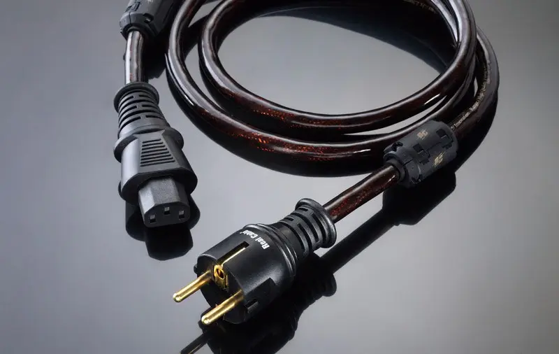 REAL CABLE® PSKAP Câble Secteur Amovible Haute Fidélité