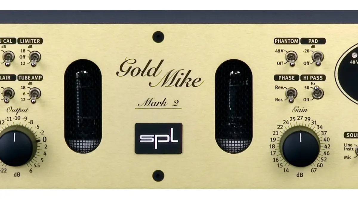 SPL GOLDMIKE MK2 Préampli Micro à Tubes