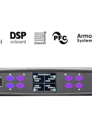 POWERSOFT T604 Amplificateur de Puissance 4 x 1500 watts avec DSP + AES3