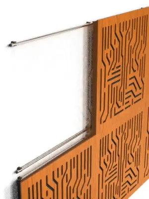 ARTNOVION FIX ART TUBE (Lot de Fixations pour 8 Panneaux)