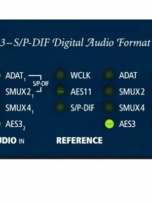 MUTEC MC-4 V2 Convertisseur de Format Audio ADAT (SMUX2/4), AES3 et S/PDIF