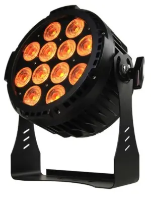 STARWAY EARTHKOLOR Projecteur à Led 12 x 12 Watts RGBWA +UV 6 en 1 sur Batterie