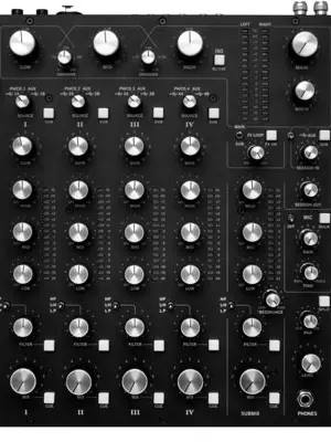 RANE MP2015 Console DJ Rotative 4 canaux avec 2 Entrées USB