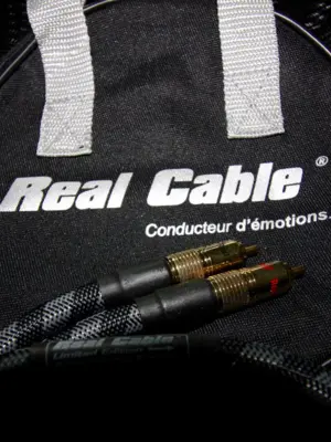 REAL CABLE® Chenonceau Câble Audio RCA de Prestige