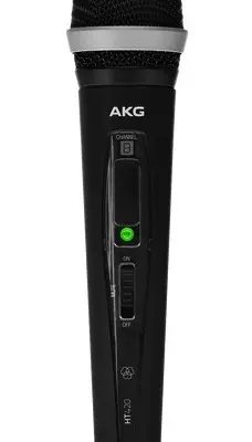 AKG WMS420 VOCAL SET D5 SYSTÈME SANS FIL AVEC MICROPHONE DE CHANT HT420 BANDE A