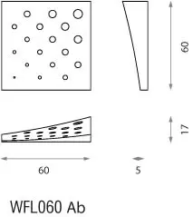 JOCAVI ® Woodfoil Panneau Acoustique Mixte (Lot de 2 pièces)