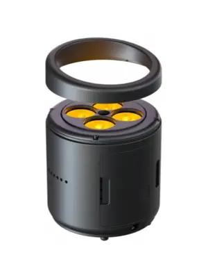 PROLIGHTS SMART BATPLUSG2 Pack de 6 Projecteurs Sur Batterie FULL RGBW 4 X 20 Watts IP65 En Flightcase