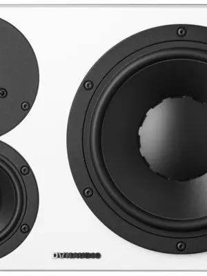 DYNAUDIO LYD48 Enceinte de Monitoring 3 Voies 180 Watts RMS (L'Unité) White Gauche