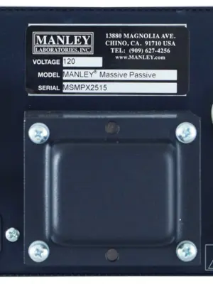MANLEY SLAM ! Double Préampli Micro & Limiteur Stéréo
