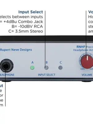 RUPERT NEVE RNHP Amplificateur de Casque Audio de Référence