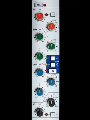 SSL XLogic™ X-Rack Stereo EQ Module