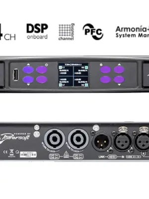 POWERSOFT T304 Amplificateur de Puissance 4 x 750 watts avec DSP + AE3