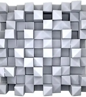 ARTNOVION MYRON E-Diffuser Panneau Acoustique Diffusant (Lot de 4 Panneaux)