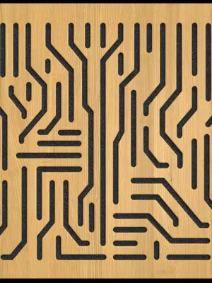 ARTNOVION AZTEKA W-Bass Trap HP Panneau Acoustique Absorbant (Lot de 2 Panneaux)