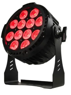 STARWAY EARTHKOLOR Pack de 4 Projecteurs à Led 12 x 12 Watts RGBWA +UV 6 en 1 sur Batterie (en Flightcase)