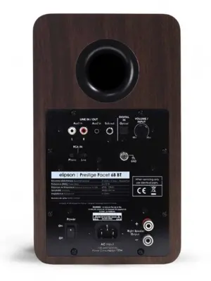 ELIPSON PRESTIGE FACET 6B BT Enceinte Bibliothèque Bluetooth 2 x 70 Watts RMS sous 6 Ohms (La Paire)