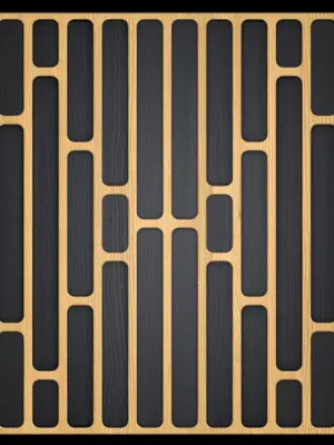 ARTNOVION LOGAN W-Diffuser Panneau Acoustique Diffusant (Lot de 4 Panneaux)