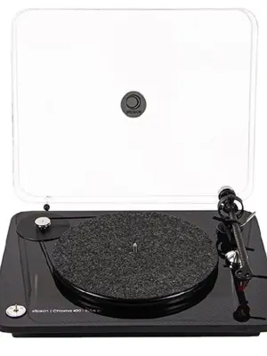 ELIPSON CHROMA CARBON RIAA BT Platine Vinyle Bluetooth APTX HD munie d'un Bras Carbone & d'une Cellule Ortofon 2M RED