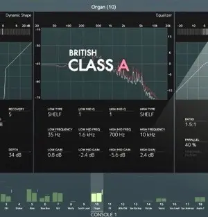 SOFTUBE Console 1 MK2 Contrôleur de Mixage Virtuelle SSL SL4000E