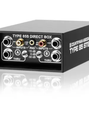 COUNTRYMAN TYPE 85-S, BOÎTE DE DIRECT ACTIVE STÉRÉO