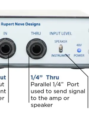 RUPERT NEVE RNDI Boite de Direct avec Transformateurs  &  Amplis Class A