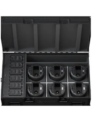 PROLIGHTS SMART BATPLUSG2 Pack de 6 Projecteurs Sur Batterie FULL RGBW 4 X 20 Watts IP65 En Flightcase