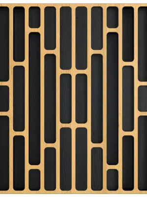 ARTNOVION LUGANO W-Diffuser Panneau Acoustique Diffusant (Lot de 3 Panneaux)